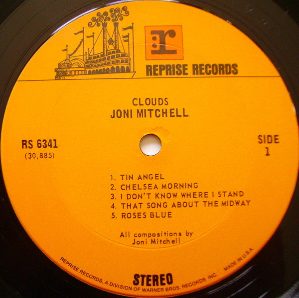 Joni Mitchell - Clouds (1969) - VG+ LP Record 1970 Reprise USA Vinyl - Soft Rock / Folk Rock - Shuga Records