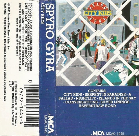 Spyro Gyra – City Kids - Used Cassette 1983 MCA Tape - Fusion / Jazz-Funk
