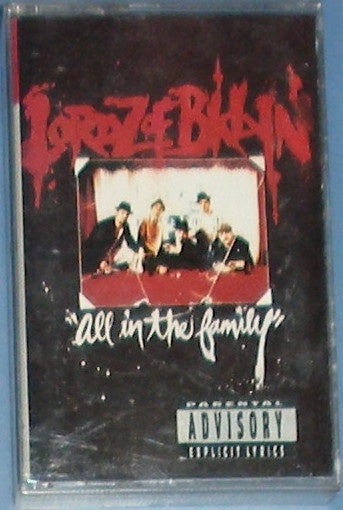 Lordz Of Brooklyn – All In The Family - Used Cassette Venture 1995 USA - Hip Hop - Shuga Records