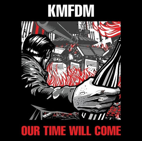 KMFDM – Our Time Will Come - Hell Yeah - Mint- LP Record 2014 Metropolis USA Red Vinyl - Industrial / Hard Rock