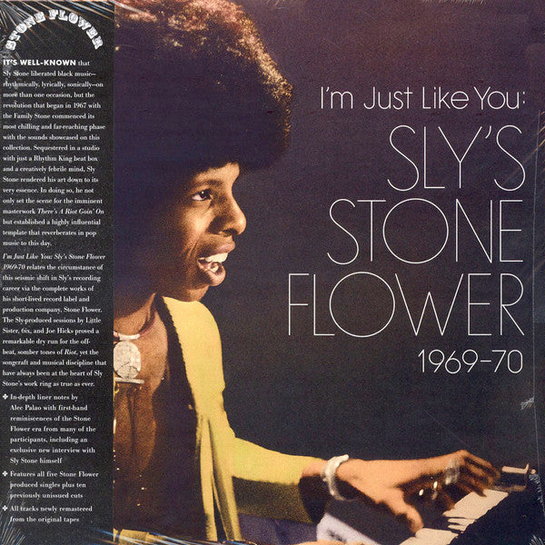 Sly Stone ‎– I'm Just Like You: Sly's Stone Flower 1969-70 - New Vinyl 2 Lp 2014 Light In The Attic Remastered Compilation with Gatefold Jacket - Funk / Soul - Shuga Records