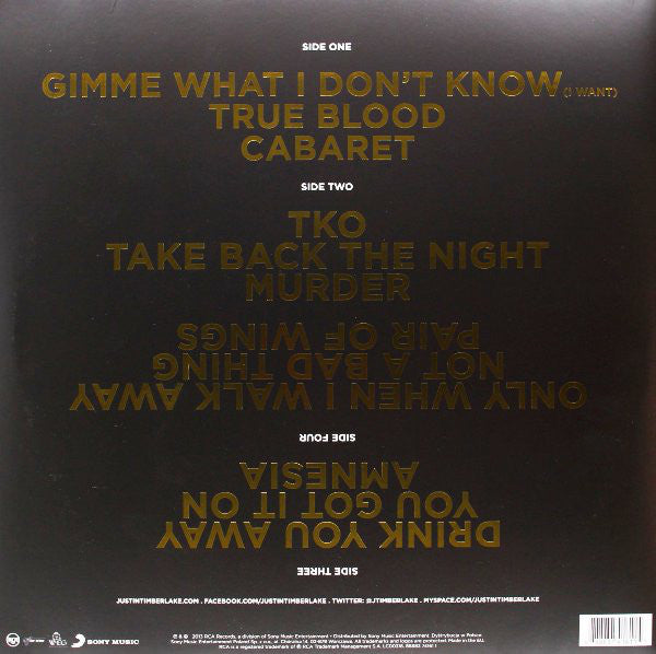 Justin Timberlake – The 20/20 Experience (2 Of 2) - New 2 LP Record 2013 RCA Vinyl & Download - Pop / Dance-pop - Shuga Records
