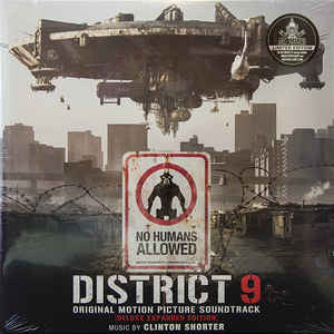 Soundtrack / Clinton Shorter - District 9 - New Vinyl Record 2014 Deluxe Expanded Gatefold Press w/ bonus insert & theatrical lobby card!
