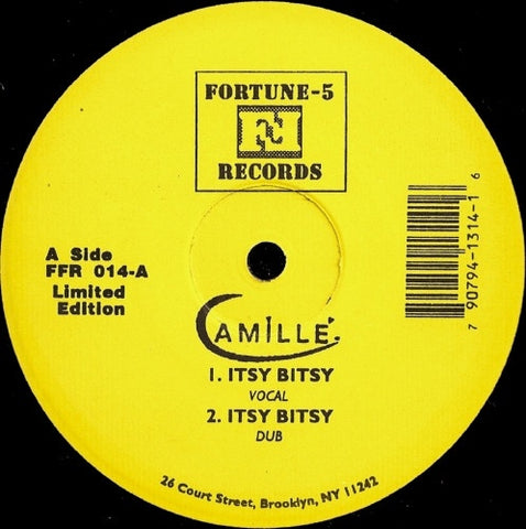 Camillé – Itsy Bitsy / For Your Love - VG+ 12" Single Record 1994 Fortune-5 Vinyl - House / Euro House