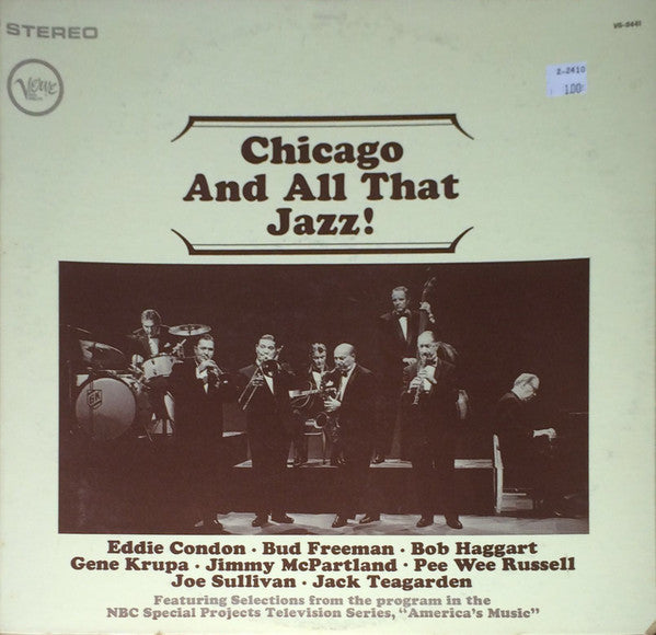 Various ‎– Chicago And All That Jazz! Mint- - 1975 Verve Stereo Japan Audiophile Press - Jazz - B20-013