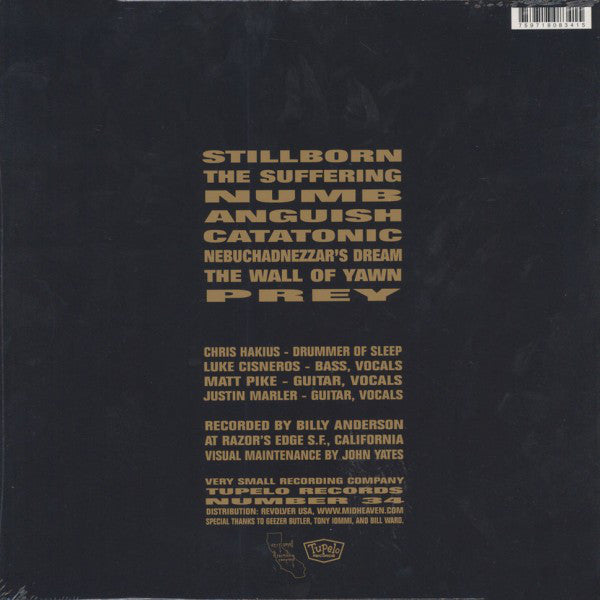 Sleep - Vol. 1 (1991) - New Lp Record Tupelo USA Vinyl & Download - Doom Metal / Stoner Rock - Shuga Records