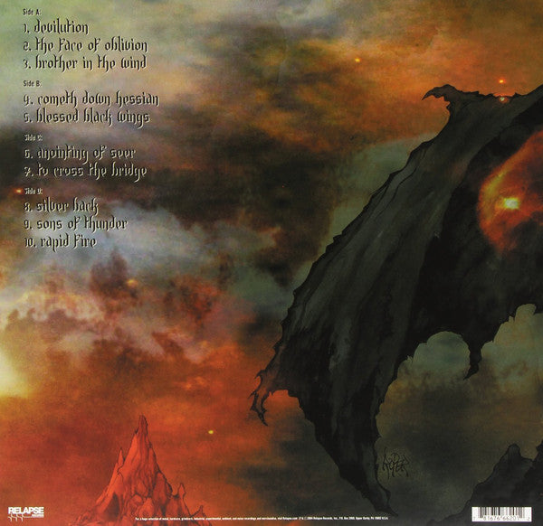 High On Fire ‎– Blessed Black Wings (2005) - New 2 LP Record 2014 Relapse Europe Import Black Vinyl - Heavy Metal / Stoner Rock - Shuga Records
