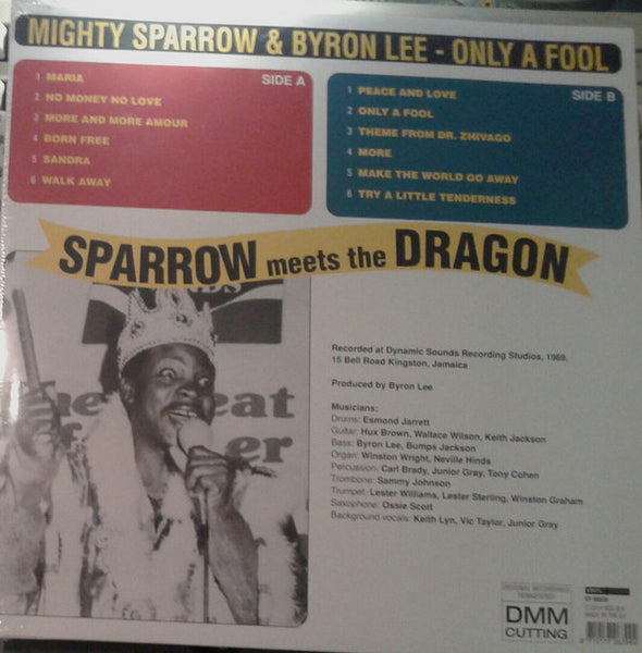 The Mighty Sparrow With Byron Lee And The Dragonaires ‎– Sparrow Meets The Dragon (1969) - New LP Record Europe Import Vinyl - Reggae / Calypso