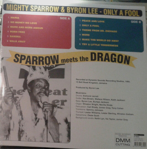 The Mighty Sparrow With Byron Lee And The Dragonaires ‎– Sparrow Meets The Dragon (1969) - New LP Record Europe Import Vinyl - Reggae / Calypso - Shuga Records
