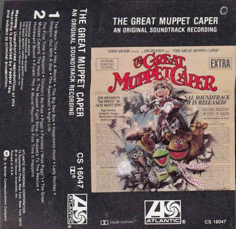 The Muppets – The Great Muppet Caper: An Original Soundtrack Recording - Used Cassette 1981 Atlantic Tape - Soundtrack