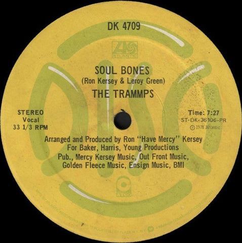 The Trammps ‎– Soul Bones / Love Magnet - New 12" Single (Vintage 1978) Disco Funk USA