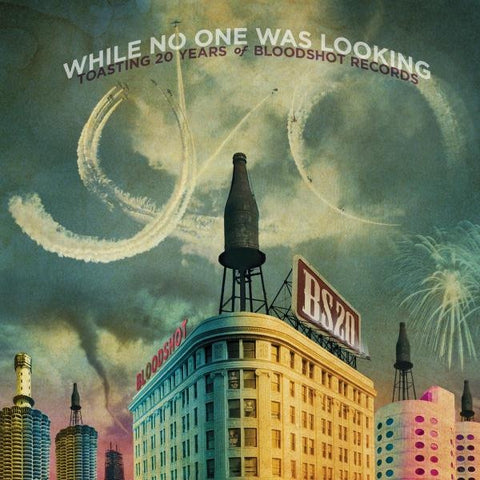 Various – While No One Was Looking - Toasting 20 Years Of Bloodshot Records - Mint- 3 LP Record 2014 Bloodshot USA Vinyl - Indie Rock