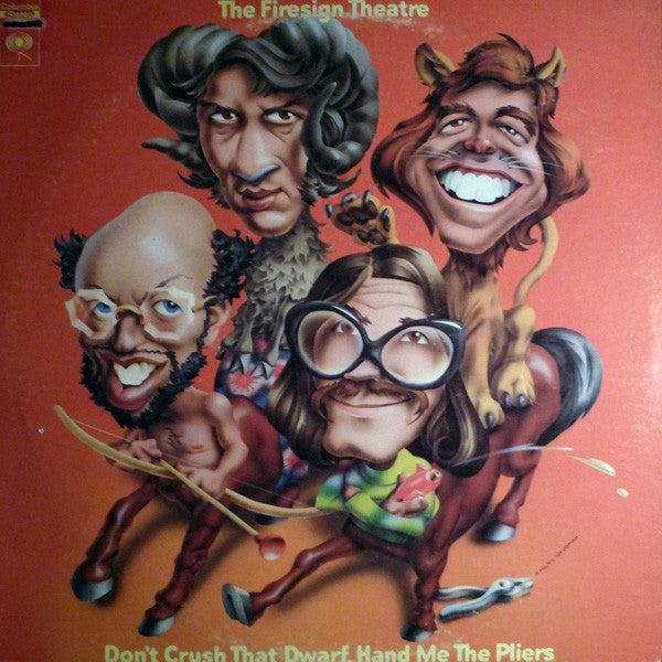 The Firesign Theatre - Don't Crush That Dwarf, Hand Me The Pliers - Mint- Lp Record 1970 CBS USA Vinyl & Poster - Comedy