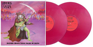 Hydra Vein – Rather Death Than False Of Faith - New 2 LP Record 2014 The Crypt USA Magenta Vinyl - Thrash Metal