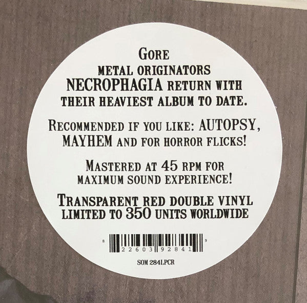 Necrophagia ‎- Whiteworm Cathedral - New 2 LP Record 2014 Season Of Mist Europe Import Red Transparent Vinyl - Death Metal - Shuga Records