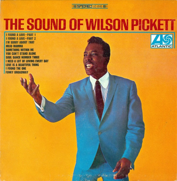 Wilson Pickett – The Sound Of Wilson Pickett - VG LP Record 1967 Atlantic USA Original Vinyl - Soul / Funk - Shuga Records