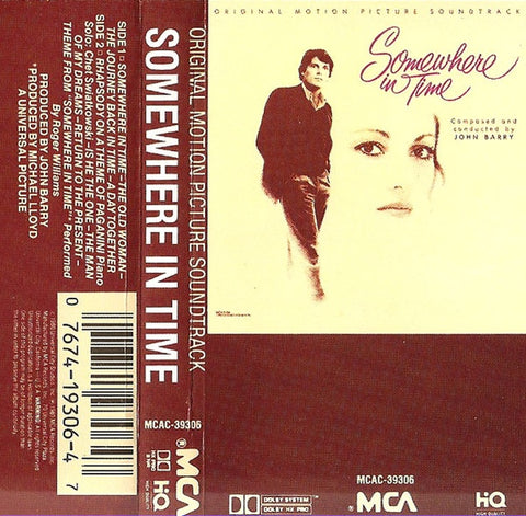 John Barry – Somewhere In Time (Original Motion Picture Soundtrack) - Used Cassette 1980 MCA Tape - Soundtrack