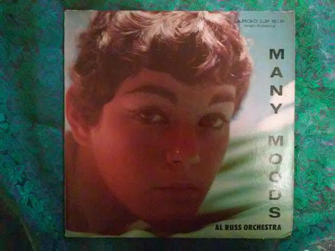 Al Russ Orchestra – Many Moods - VG+ (Cover VG-) 1957 USA Mono - Jazz