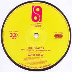 Dance Freak – The Prayer - New 12" Single Record 2002 Afro Art UK Vinyl - Deep House / Disco