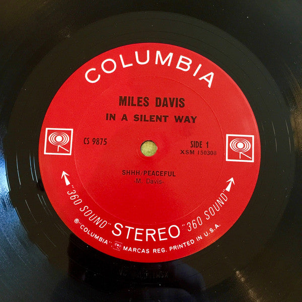Miles Davis ‎– In A Silent Way - VG+ Lp Record 1969 Stereo USA 360 Label Original - Jazz - B21-021 - Shuga Records