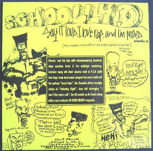 Schoolly D – Say It Loud, I Love Rap & I'm Proud - New 2 LP Record Vinyl Resurrection - Hip Hop