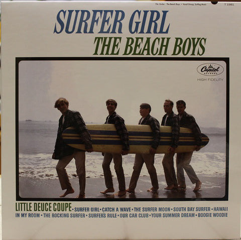 The Beach Boys ‎– Surfer Girl (1963) - VG+ LP Record 1976 Capitol USA Vinyl - Rock / Surf Rock