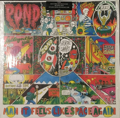 Pond ‎– Man It Feels Like Space Again - Mint- LP Record 2015 Caroline 180 gram Vinyl - Psychedelic Rock