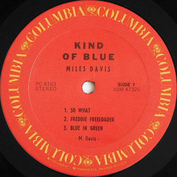 Miles Davis ‎– Kind Of Blue (1959) - VG+ LP Record 1977 Columbia USA Stereo Vinyl - Jazz / Bop / Modal - Shuga Records