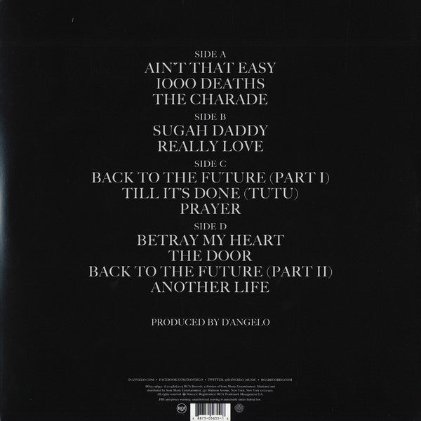 D'Angelo And The Vanguard - Black Messiah (2014) - New 2 LP Record 2015 RCA Vinyl & Download - Soul / R&B / Funk - Shuga Records