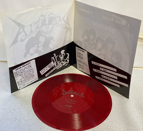 Dementia – Dementia - Mint- 8" EP Record 1984 Self-Released Japan Flexi-disc Clear Red Vinyl - Thrash / Speed Metal - Shuga Records