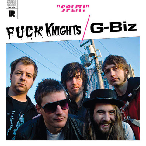 Fuck Knights / G-Biz - "SPLIT" - New Ep Record 2009 Ionik USA Vinyl - Minneapolis Garage Rock / Punk