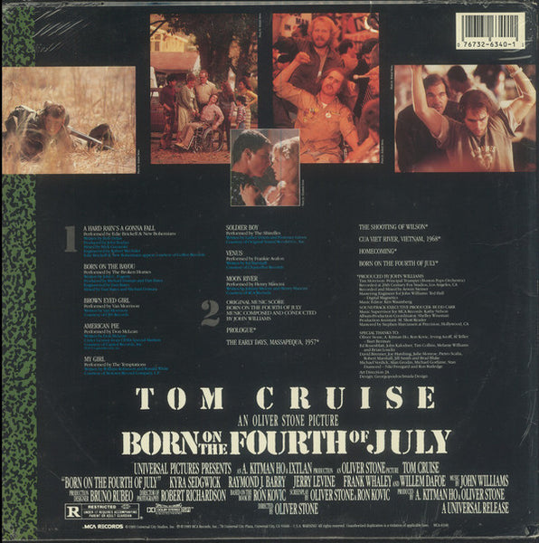 Various – Born On The Fourth Of July - Motion Picture Album - Mint- LP Record 1989 MCA USA Vinyl - Soundtrack