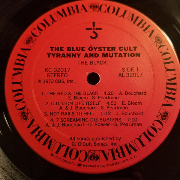 The Blue Öyster Cult – Tyranny And Mutation - Mint- LP Record 1973 Columbia USA Vinyl - Hard Rock / Classic Rock - Shuga Records