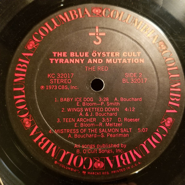 The Blue Öyster Cult – Tyranny And Mutation - Mint- LP Record 1973 Columbia USA Vinyl - Hard Rock / Classic Rock - Shuga Records