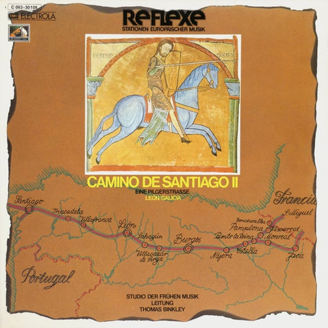 Studio Der Frühen Musik , Leitung Thomas Binkley – Camino De Santiago II - Eine Pilgerstrasse León / Galicia - Mint- LP Record 1973 HMV EMI Germany Vinyl - Classical / Medieval