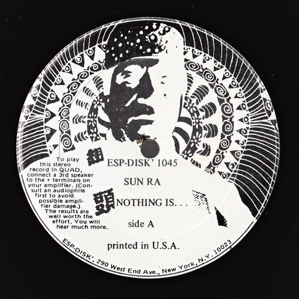 Sun Ra – Nothing Is... (1966) - Mint- LP Record 1974 ESP Disk USA Quadraphonic Vinyl - Jazz / Free Jazz