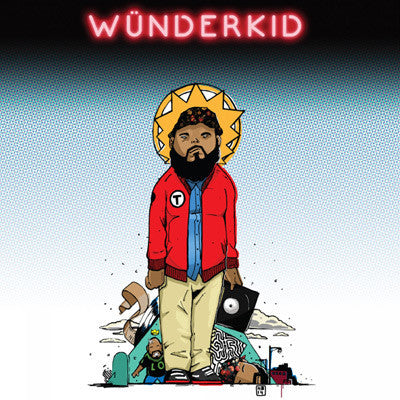 Thelonious Martin - Wünderkid - New Lp Record 2015 Coke Bottle Clear Vinyl & Hand Numbered Feat Domo Genesis (Odd Future), Curren$y, Smoke DZA, Joey Purp- Chicago Hip Hop