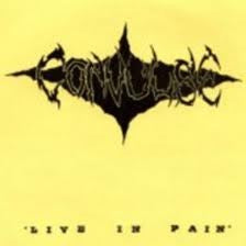 Convulse – Live In Pain - VG+ 7" Single Record 1994 Magan USA Vinyl - Death Metal