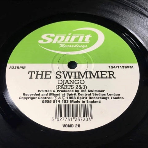 The Swimmer – Django - New 12" Single Record 1998 Spirit UK Vinyl - Trance