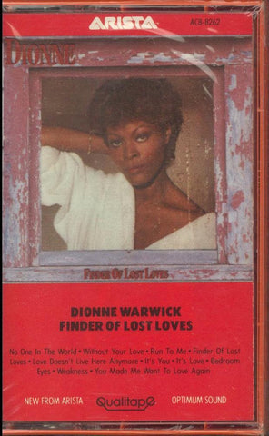 Dionne Warwick – Finder Of Lost Loves - Used Cassette Arista 1985 US - Funk / Soul