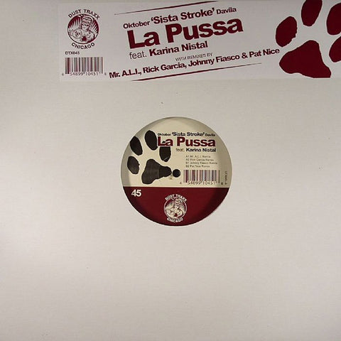 Sista Stroke feat. Karina Nistal – La Pussa - New 12" Single 2005 Dust Traxx Vinyl - Chicago House