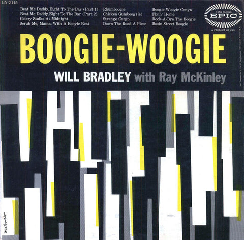 Will Bradley With Ray McKinley – Boogie-Woogie - VG+ 1955 USA Mono (Original Press) - Jazz