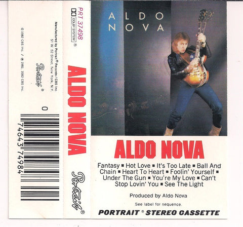 Aldo Nova – Aldo Nova - Used Cassette Portrait 1982 USA - Rock / Pop