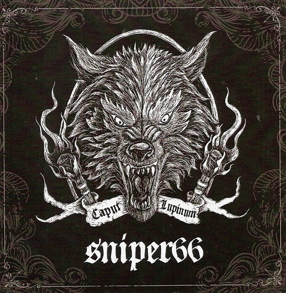 Sniper 66 – Caput Lupinum - Mint- LP Record 2015 Rebel Sound Red / Gold With Black Splatter Vinyl - Punk / Oi