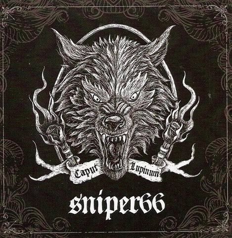 Sniper 66 – Caput Lupinum - Mint- LP Record 2015 Rebel Sound Red / Gold With Black Splatter Vinyl - Punk / Oi