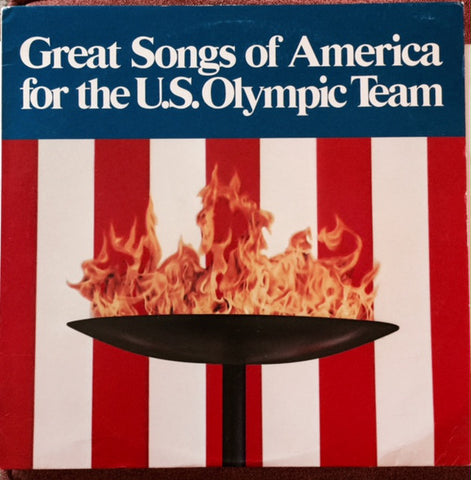 Johnny Cash/Mahalia Jackson + More ‎– Great Songs Of America For The U.S. Olympic Team - New Vinyl (Vintage 1983) USA -