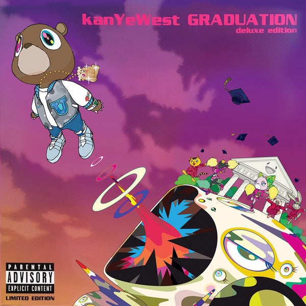 Kanye West - Graduation (2007) - Mint- 2 LP Record 2013 Getting Out Our Dreams Colored Swirl Heavy Vinyl - Hip Hop - Shuga Records