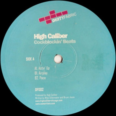 High Caliber – Cockblockin Beats - New Sealed 12" Single Record 2006 Dirty Fabric Vinyl - House