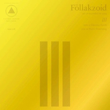 Föllakzoid - III - New Lp Record 2015 USA Sacred Bones Vinyl & Download - Psychedelic Rock