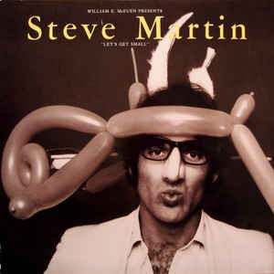 Steve Martin ‎– Let's Get Small - VG+ Lp Record 1977 USA Original Vinyl - Comedy